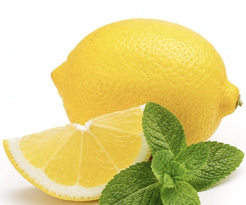 Lemon and mint
