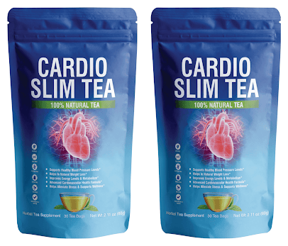 Two pouches of Cardio Slim Tea, the Sample Package