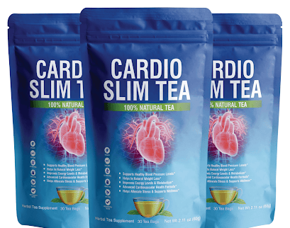 Three pouches of Cardio Slim Tea, the Second Most Popular package
